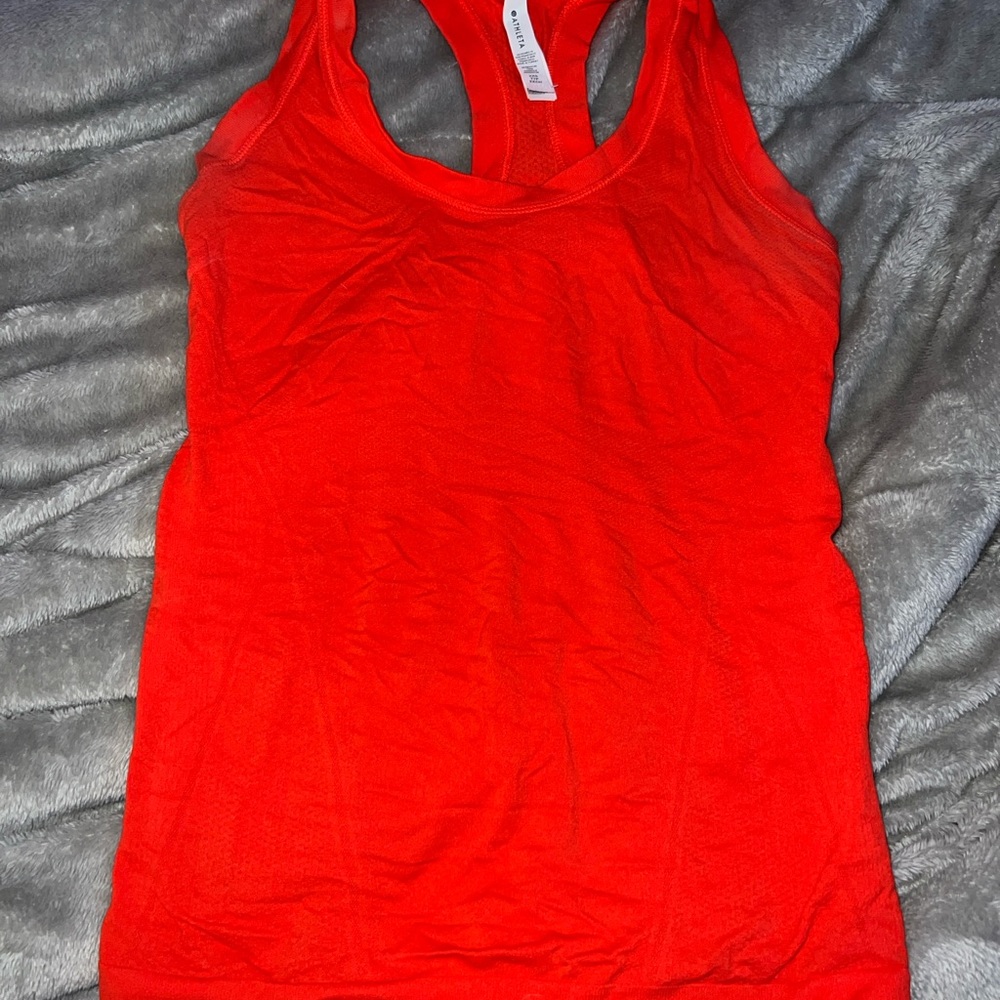 Lululemon Athletica Vibrant Red Tank Top